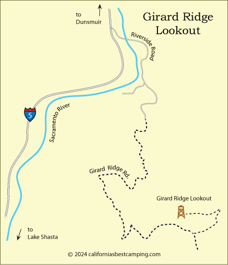 Girard Ridge Lookout, Shasta-Trinity National Forest, CA