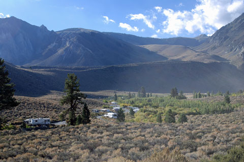 Convict Lake campground,  Inyo National Forest, CA